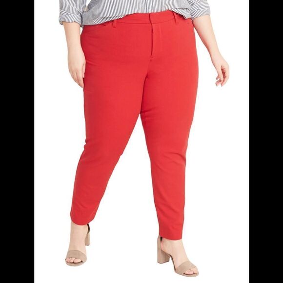 Old Navy “Briquette Coral” High Waist Ankle Length Pixie Pant - Picture 10 of 11